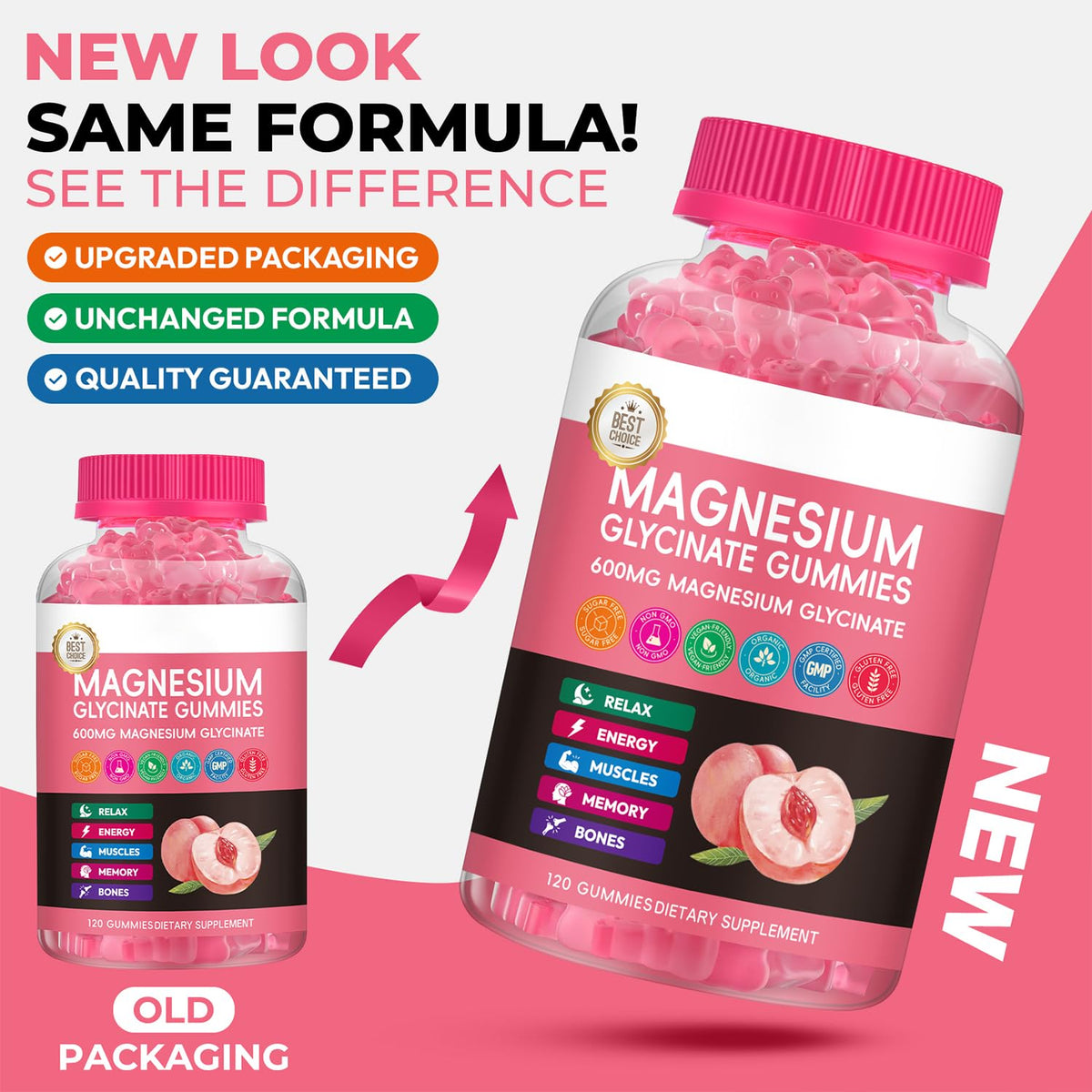 Gummies de magnésium glycinate Xytora, dosage recommandé