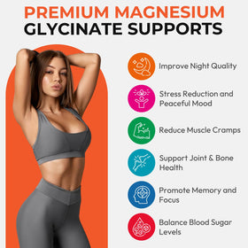 Gummies de magnésium glycinate Xytora, emballage avec informations nutritionnelles