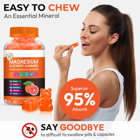 Gummies de magnésium glycinate Xytora, prise en main pour consommation