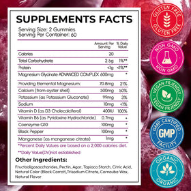 Gummies de magnésium glycinate Xytora sur une table