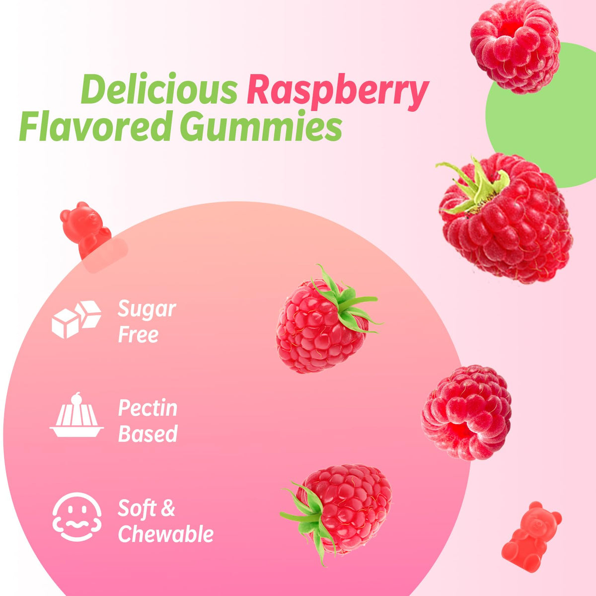 Gummies de magnésium glycinate Zetelixia, prise en main