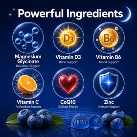 Gummies de magnésium hcusmile montrant la texture douce