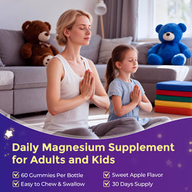 Gummies de magnésium IIEltruiom, en portion dans une main