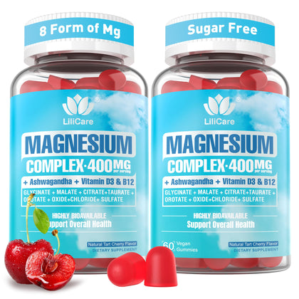Gummies de magnésium LILICARE 400mg, vue de face
