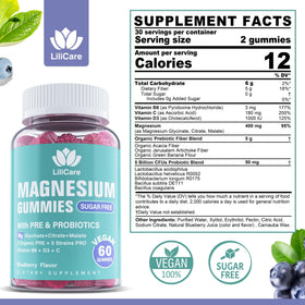 Gummies de Magnésium LILICARE goût myrtille
