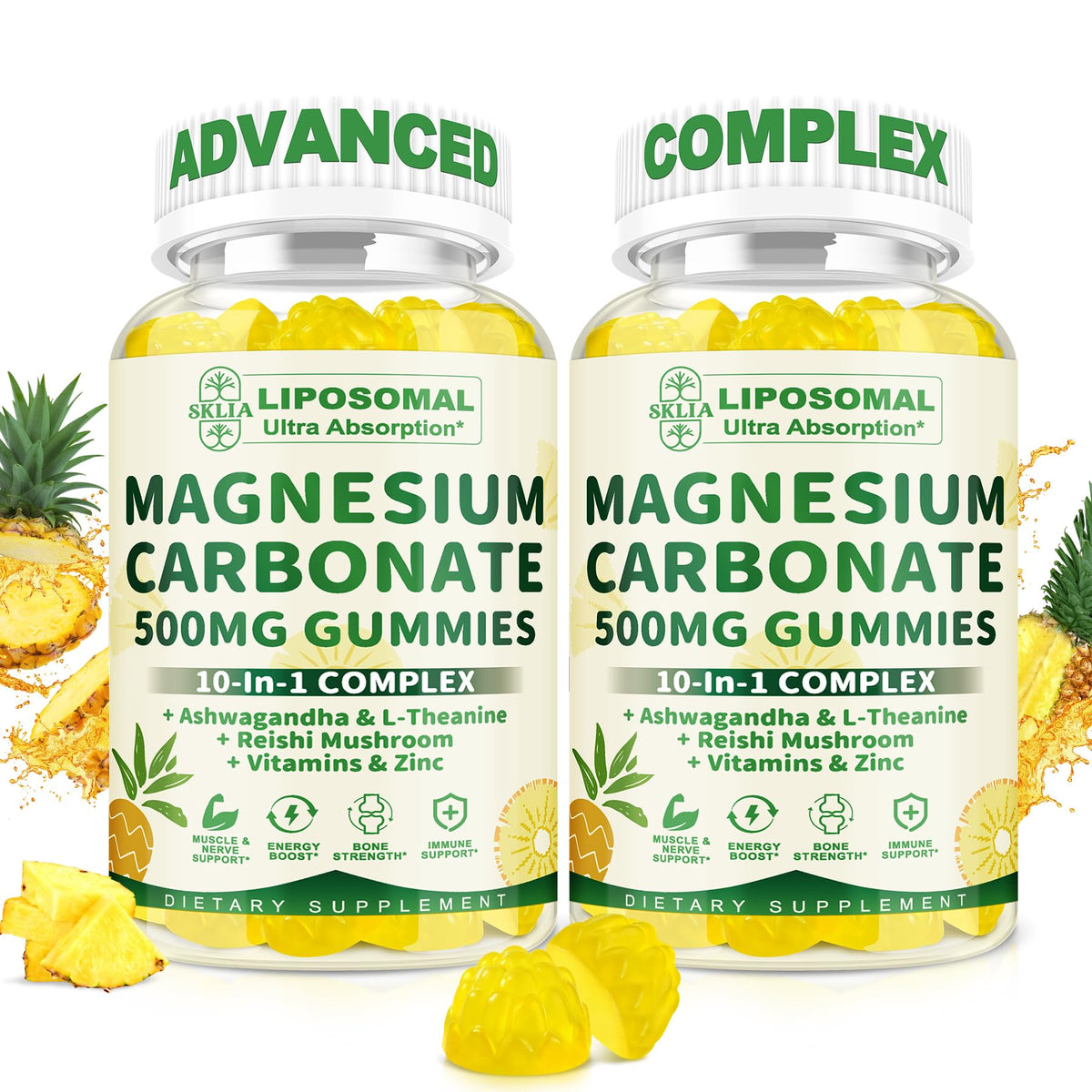 Gummies de magnésium liposomal SKLIA 500 mg - emballage avant