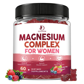 Gummies de magnésium LUCNVEM en pot de 60 unités