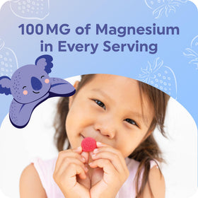 Gummies de magnésium MAV NUTRITION dans leur emballage, vue de côté