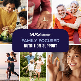 Gummies de magnésium MAV NUTRITION, vue rapprochée des gummies