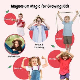 Gummies de magnésium maxmedix sur une table en bois