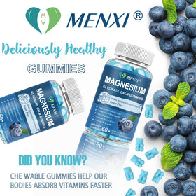 Gummies de magnésium MENXI, vue de côté