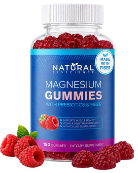 Gummies de Magnésium Natural BioScience 500mg, vue de face