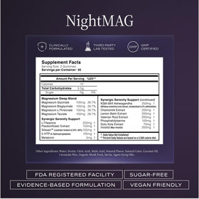 Gummies de Magnésium NightMAG ELEMENT12 cerise avec ingrédients