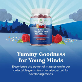 Gummies de magnésium pour enfants, présentation des gummies