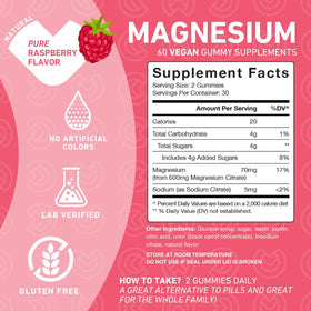 Gummies de Magnésium PUREFINITY montrant la texture des gummies