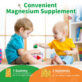 Gummies de magnésium ReviNutra avec une vue rapprochée