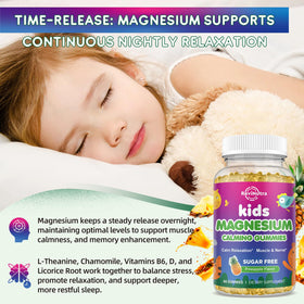 Gummies de magnésium ReviNutra, ingrédients sur l'emballage