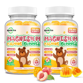 Gummies de magnésium ReviNutra pour enfants, pot de 120 unités