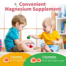 Gummies de magnésium ReviNutra, présentation des gummies dans un bol
