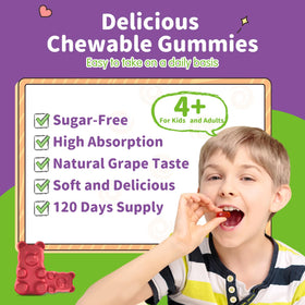 Gummies de Magnésium ReviNutra, présentation sur une table
