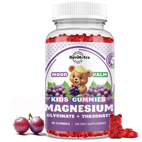 Gummies de Magnésium ReviNutra saveur raisin en bouteille