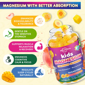 Gummies de magnésium ReviNutra, vue de côté