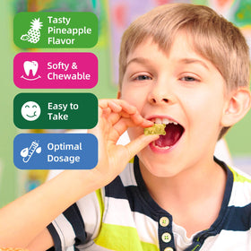 Gummies de magnésium ReviNutra, vue de côté avec détails