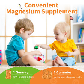 Gummies de Magnésium ReviNutra, vue de l'arrière du pot