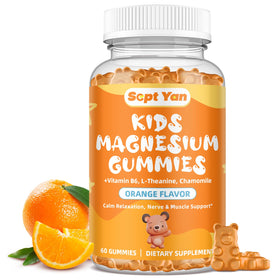Gummies de magnésium SEPT YAN 60 gummies saveur orange
