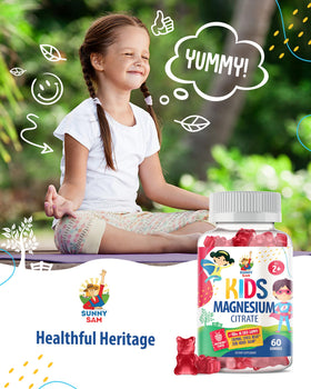 Gummies de Magnésium SUNNY SAM 100mg avec des fruits frais