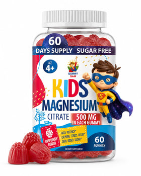 Gummies de magnésium SUNNY SAM pour enfants, vue de face