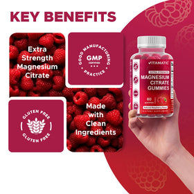 Gummies de Magnésium Vitamatic, gros plan sur la texture