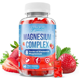 Gummies de magnésium Youlikee 400mg en boîte vue de face