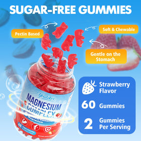 Gummies de magnésium Youlikee avec étiquette de qualité