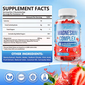 Gummies de magnésium Youlikee avec texture moelleuse