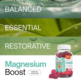 Gummies de Magnésium Zahler à côté d'autres produits de santé