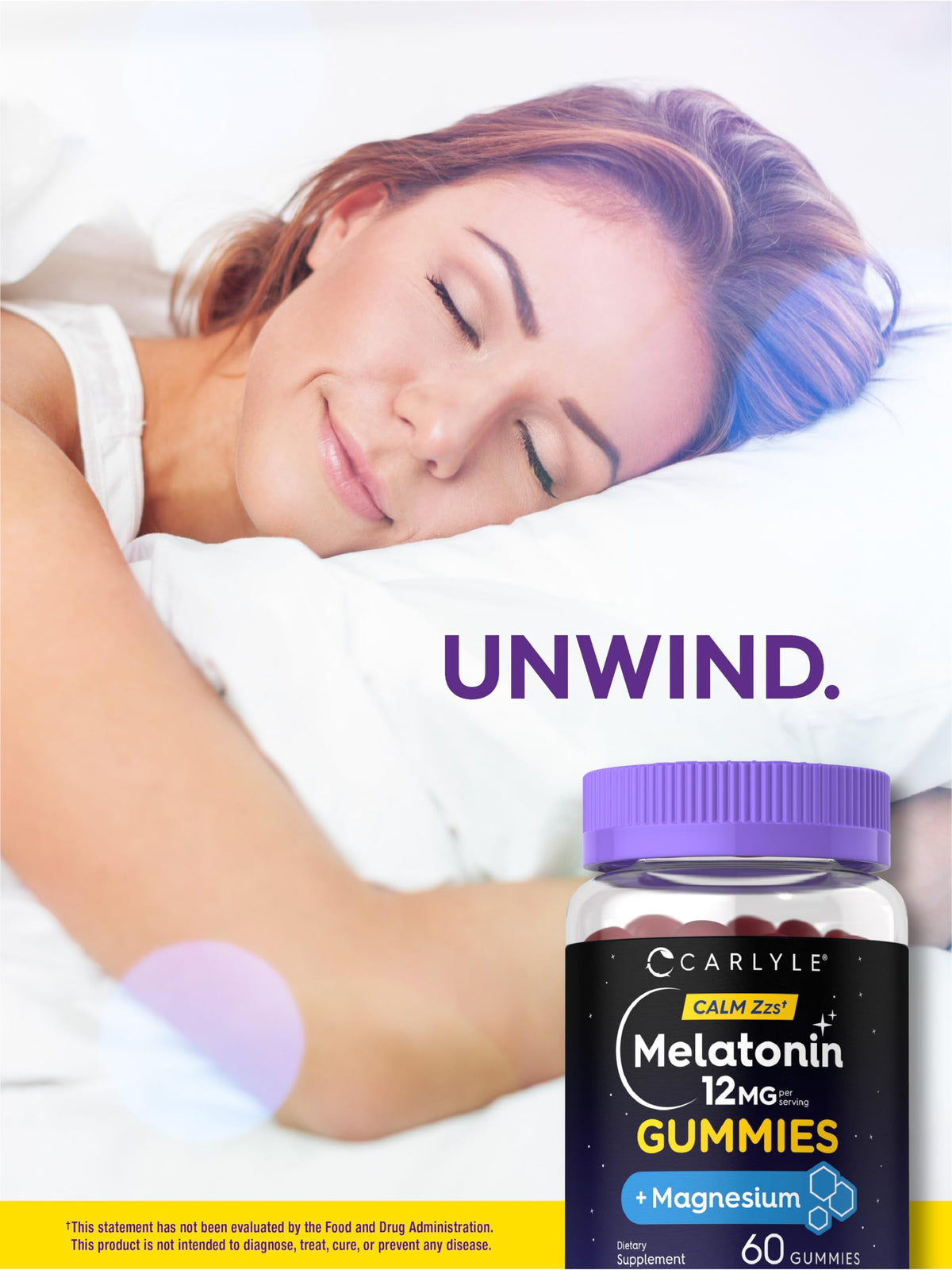 Gummies de Mélatonine Carlyle 12mg - vue de côté