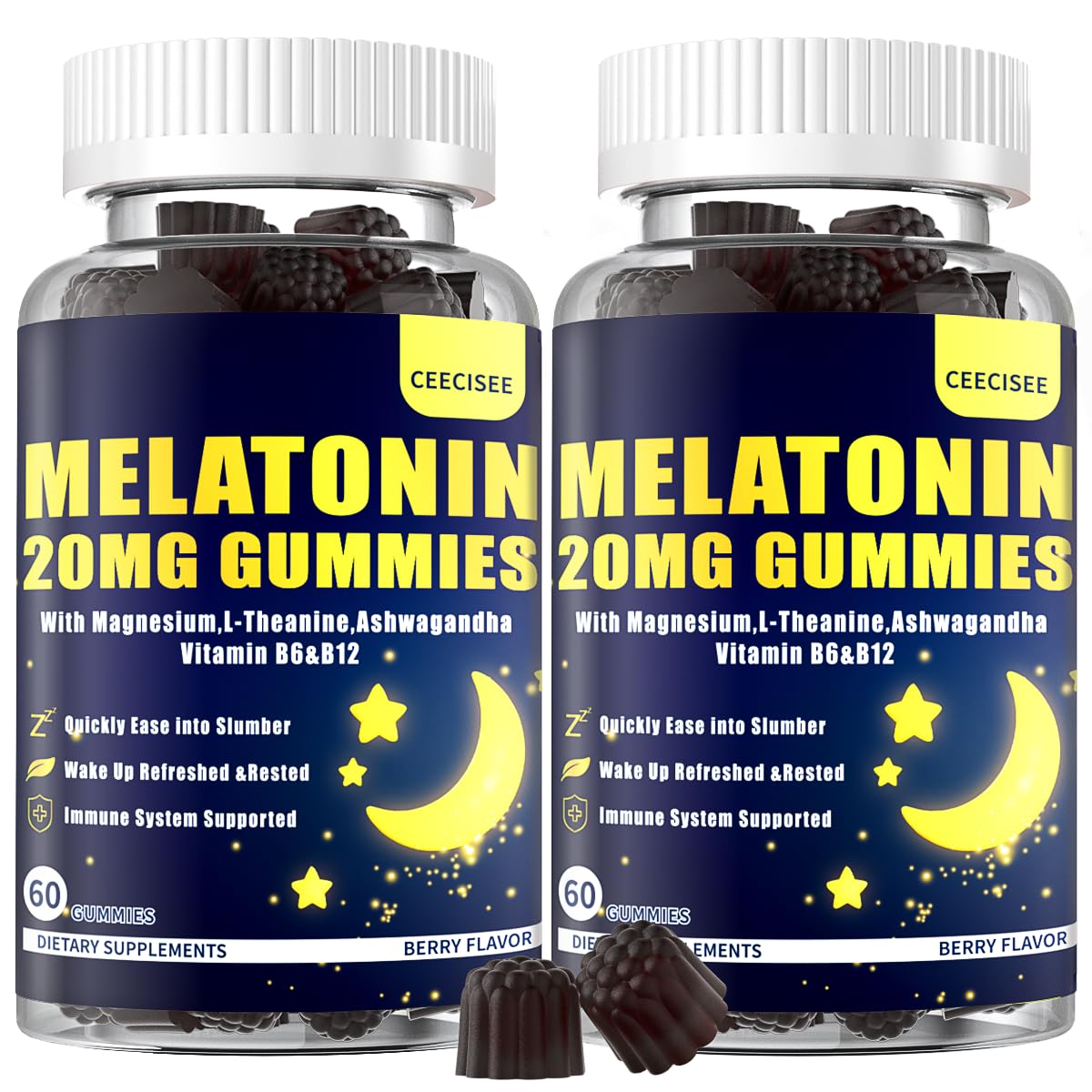 Gummies de Mélatonine Ceecisee 20mg - vue de face