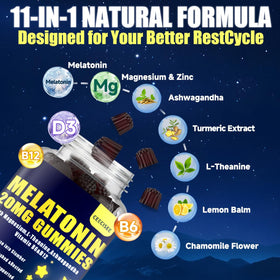 Gummies de Mélatonine Ceecisee - format pratique