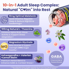 Gummies de mélatonine EnvyCure dans une main