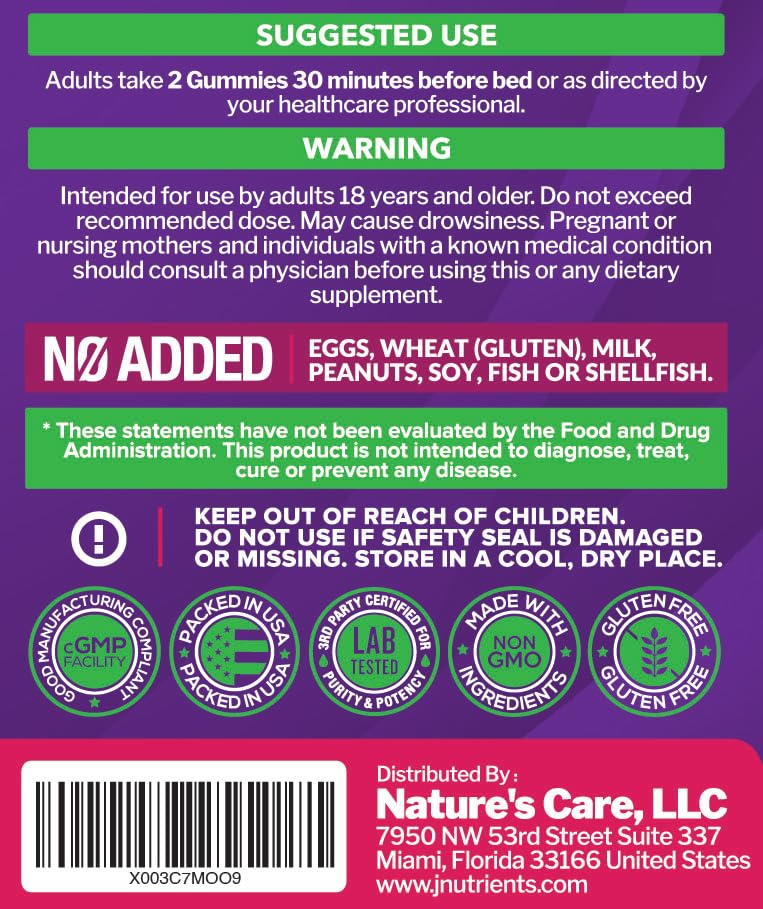 Gummies de mélatonine Just Nutrients avec fruits rouges en arrière-plan