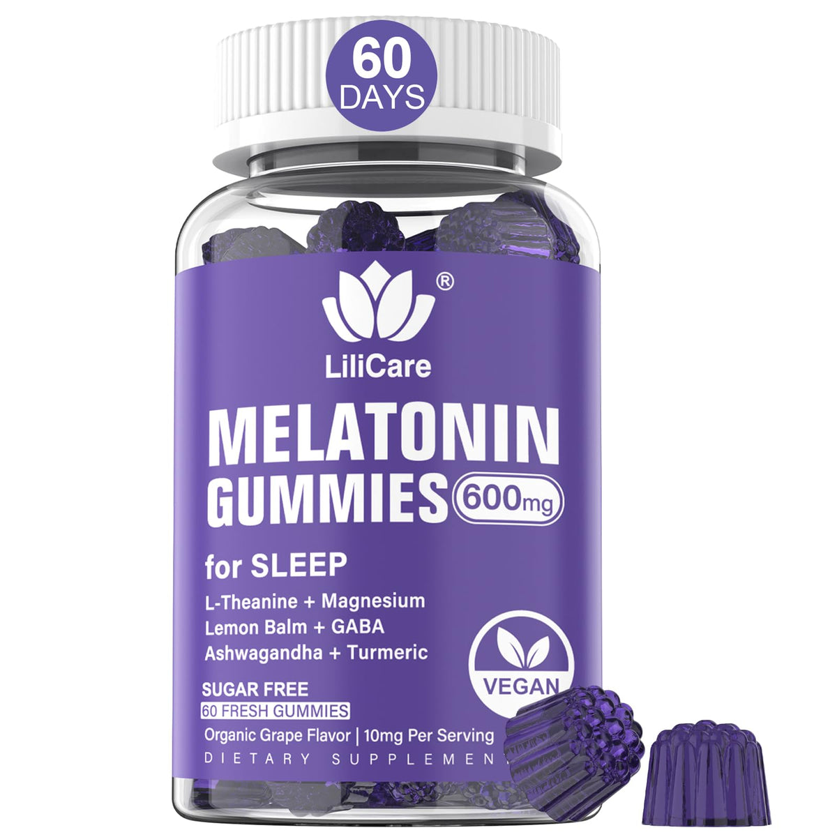 Gummies de Mélatonine LILICARE 10 mg présentation avant