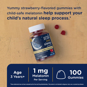 Gummies de Mélatonine Mommy's Bliss, vue de près sur les gummies