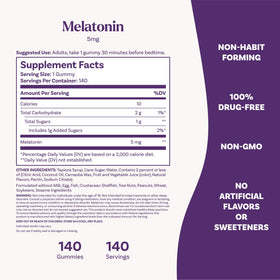 Gummies de mélatonine Natrol 5 mg, prise en main