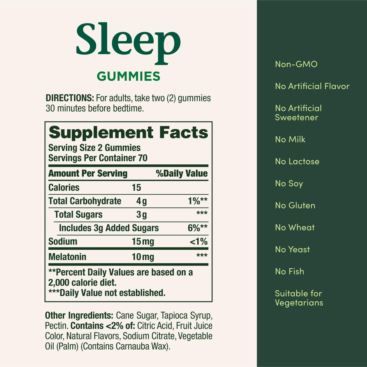 Gummies de mélatonine Nature's Bounty 10 mg, détail de la texture