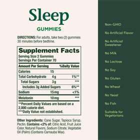 Gummies de mélatonine Nature's Bounty 10 mg, détail de la texture