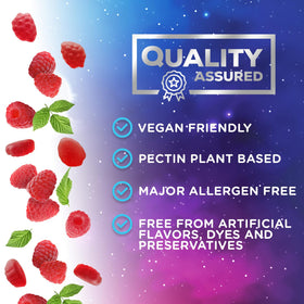Gummies de Mélatonine Nature's Nutrition sur une table