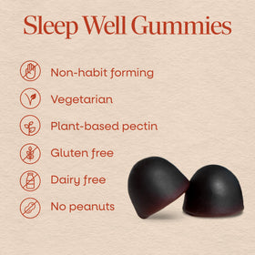 Gummies de Mélatonine Nature's Way sur une table