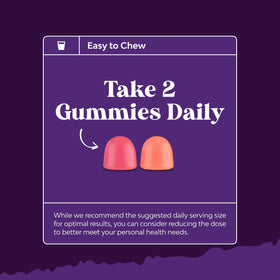 Gummies de mélatonine Natures Craft avec un verre d'eau