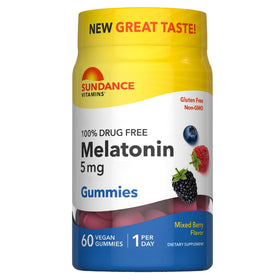 Gummies de mélatonine Sundance 5mg, vue de face